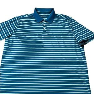 Walter Hagen Striped Golf‎ Polo Shirt Performance XXL